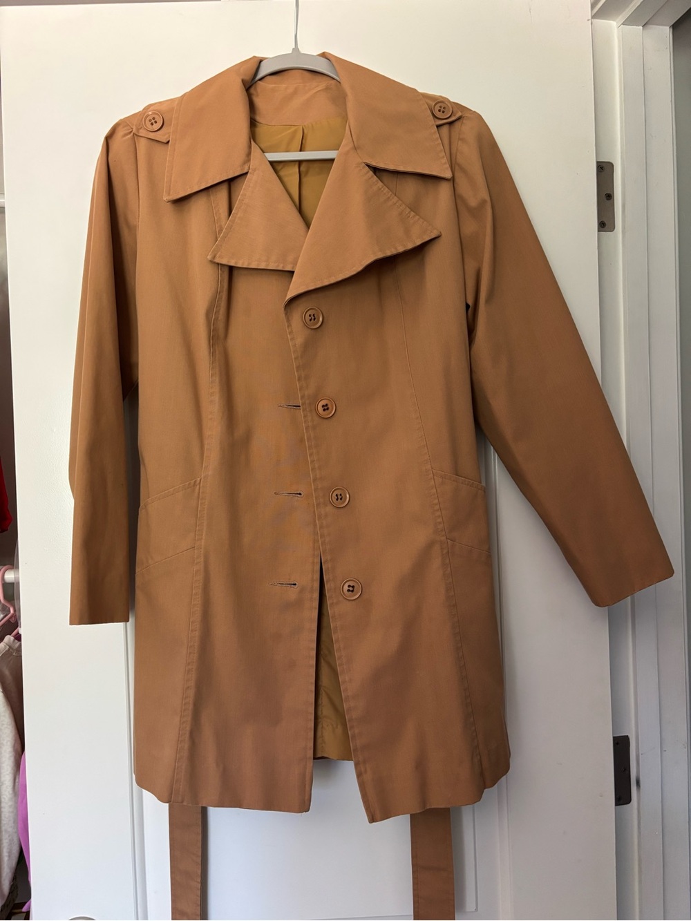 Women’s Classic Camel Trench Coat - image 1